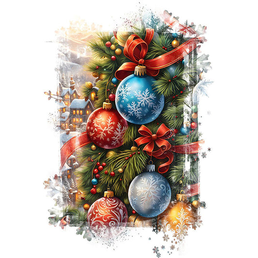 AB Diamond Painting - Full Round - Christmas ornaments (40*60CM)