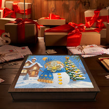 Load image into Gallery viewer, Wooden Christmas Holidays Diamond Painting Countdown Calendar Box for Home Decor
