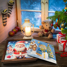 Load image into Gallery viewer, Wooden Christmas Holidays Diamond Painting Countdown Calendar Box for Home Decor
