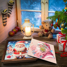 Load image into Gallery viewer, Wooden Christmas Holidays Diamond Painting Countdown Calendar Box for Home Decor
