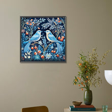 Load image into Gallery viewer, AB Diamond Painting - Full Round - Birds on branches (40*40CM)
