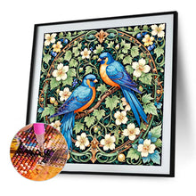 Load image into Gallery viewer, AB Diamond Painting - Full Round - Birds on branches (40*40CM)

