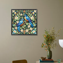 Load image into Gallery viewer, AB Diamond Painting - Full Round - Birds on branches (40*40CM)
