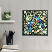 Load image into Gallery viewer, AB Diamond Painting - Full Round - Birds on branches (40*40CM)
