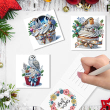 Load image into Gallery viewer, 6Pcs Christmas Special Shape Dessert Diamond Painting Greeting Card for Friends
