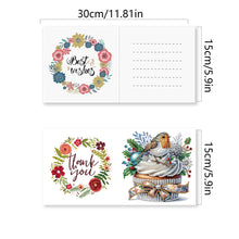 Load image into Gallery viewer, 6Pcs Christmas Special Shape Dessert Diamond Painting Greeting Card for Friends
