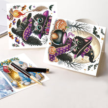 Load image into Gallery viewer, 8Pcs Christmas Diamond Painting Greeting Card Diamond Drawing Card for Friends

