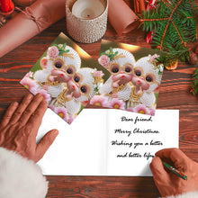 Load image into Gallery viewer, 8Pcs Funny Monkey Diamond Painting Greeting Card Diamond Drawing Card for Kids
