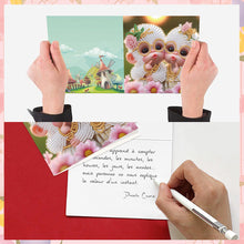 Load image into Gallery viewer, 8Pcs Funny Monkey Diamond Painting Greeting Card Diamond Drawing Card for Kids
