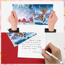 Load image into Gallery viewer, 8Pcs Christmas Diamond Painting Greeting Card Diamond Drawing Card for Friends
