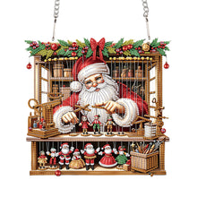 Load image into Gallery viewer, Acrylic Special Shape Christmas Santa Claus DIY Diamond Art Pendant Kit
