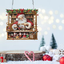 Load image into Gallery viewer, Acrylic Special Shape Christmas Santa Claus DIY Diamond Art Pendant Kit
