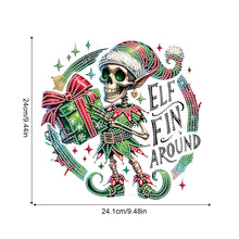 Load image into Gallery viewer, Acrylic Special Shape Christmas Skull DIY Diamond Painting Art Pendant Kit
