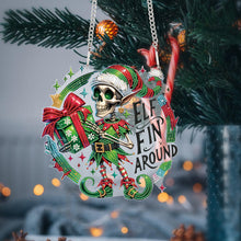 Load image into Gallery viewer, Acrylic Special Shape Christmas Skull DIY Diamond Painting Art Pendant Kit

