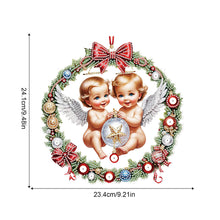 Load image into Gallery viewer, Acrylic Special Shape Christmas Angel DIY Diamond Painting Art Pendant Kit

