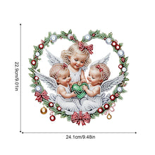 Load image into Gallery viewer, Acrylic Special Shape Christmas Angel DIY Diamond Painting Art Pendant Kit
