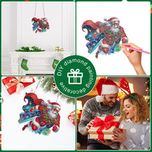 Load image into Gallery viewer, Acrylic Special Shape Christmas Santa Claus DIY Diamond Art Pendant Kit
