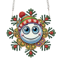 Load image into Gallery viewer, Acrylic Special Shape Christmas Snowflake DIY Diamond Painting Art Pendant Kit
