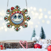 Load image into Gallery viewer, Acrylic Special Shape Christmas Snowflake DIY Diamond Painting Art Pendant Kit
