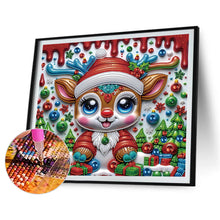 Load image into Gallery viewer, Diamond Painting - Partial Special Shaped - Christmas elk (30*35CM)
