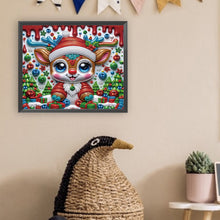 Load image into Gallery viewer, Diamond Painting - Partial Special Shaped - Christmas elk (30*35CM)

