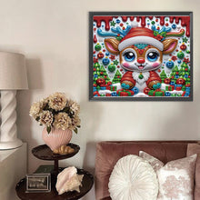 Load image into Gallery viewer, Diamond Painting - Partial Special Shaped - Christmas elk (30*35CM)
