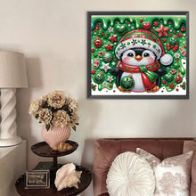 Load image into Gallery viewer, Diamond Painting - Partial Special Shaped - Christmas penguin (30*35CM)
