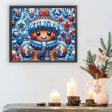 Load image into Gallery viewer, Diamond Painting - Partial Special Shaped - Christmas cookie man (30*35CM)
