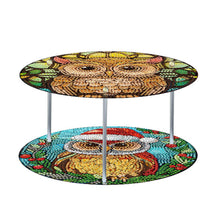 Load image into Gallery viewer, Acrylic Colorful Pattern 5D DIY Diamond Painting Serving Tray for Coffee Table
