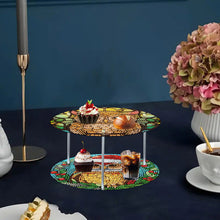 Load image into Gallery viewer, Acrylic Colorful Pattern 5D DIY Diamond Painting Serving Tray for Coffee Table
