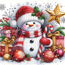 Load image into Gallery viewer, 4Pcs Partial Special Diamond Painting Set - Christmas (40*40CM)
