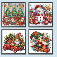 Load image into Gallery viewer, 4Pcs Partial Special Diamond Painting Set - Christmas (40*40CM)
