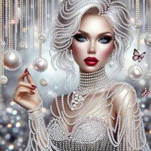 Load image into Gallery viewer, 4Pcs Partial Special Diamond Painting Set - Elegant lady (30*30CM)
