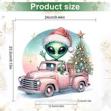 Load image into Gallery viewer, Special Shape Christmas Alien Diamond Painting Desktop Ornaments for Home Office
