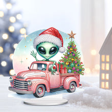 Load image into Gallery viewer, Special Shape Christmas Alien Diamond Painting Desktop Ornaments for Home Office
