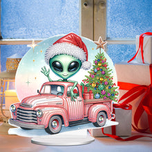 Load image into Gallery viewer, Special Shape Christmas Alien Diamond Painting Desktop Ornaments for Home Office
