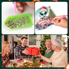 Load image into Gallery viewer, Special Shape Christmas Alien Diamond Painting Desktop Ornaments for Home Office
