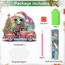 Load image into Gallery viewer, Special Shape Christmas Skeleton Beauty Diamond Painting Desktop Ornaments
