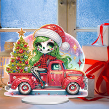 Load image into Gallery viewer, Special Shape Christmas Skeleton Beauty Diamond Painting Desktop Ornaments
