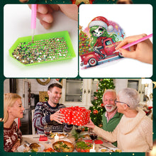 Load image into Gallery viewer, Special Shape Christmas Skeleton Beauty Diamond Painting Desktop Ornaments
