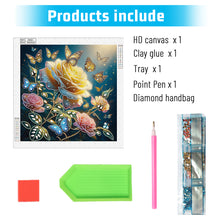 Load image into Gallery viewer, Diamond Painting - Partial Special Shaped - Dreamy flowers and butterflies (40*40CM)
