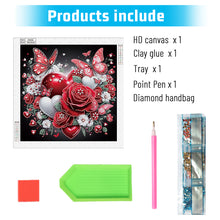 Load image into Gallery viewer, Diamond Painting - Partial Special Shaped - Dreamy flowers and butterflies (40*40CM)
