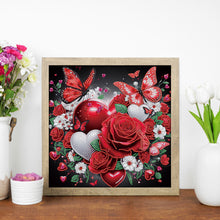Load image into Gallery viewer, Diamond Painting - Partial Special Shaped - Dreamy flowers and butterflies (40*40CM)
