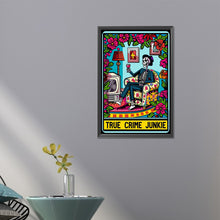 Load image into Gallery viewer, AB Diamond Painting - Full Round - Crime fan skeleton (40*60CM)
