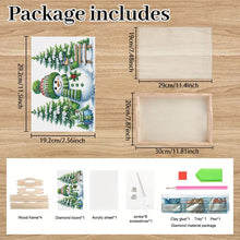 Load image into Gallery viewer, Wooden Cute Cartoon Diamond Decorative Serving Tray with Handle for Home Decor
