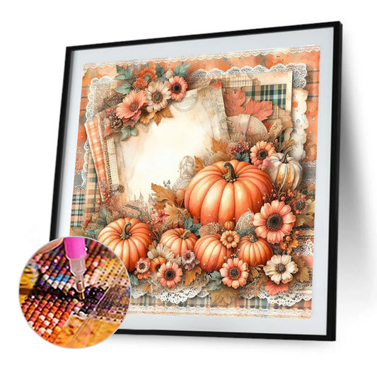 Diamond Painting - Full Round - Autumn pumpkins (40*40CM)