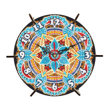 Load image into Gallery viewer, Mandala Special Shape Desktop Diamond Painting Art Clock Ornaments Kit
