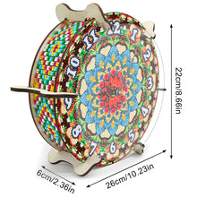 Load image into Gallery viewer, Mandala Special Shape Desktop Diamond Painting Art Clock Ornaments Kit
