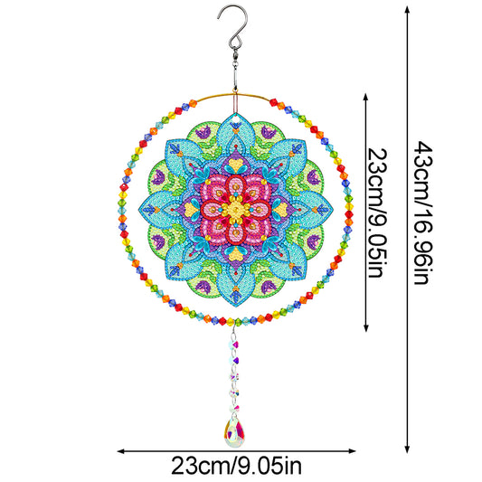 Suncatcher Diamond Painting Hanging Pendant Mandala Crystal Painting Ornaments