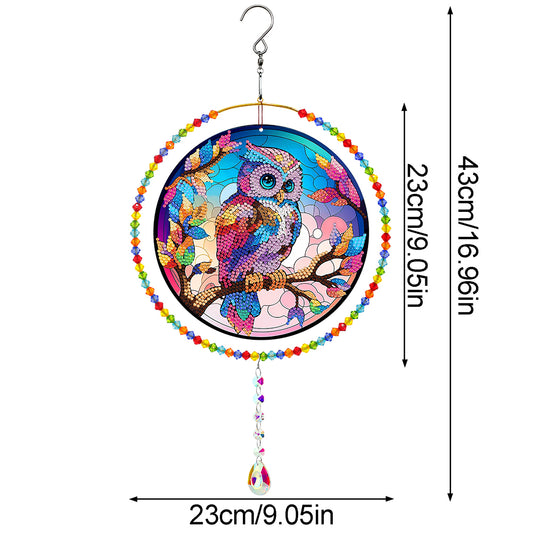 Suncatcher Diamond Painting Hanging Pendant Mandala Crystal Painting Ornaments